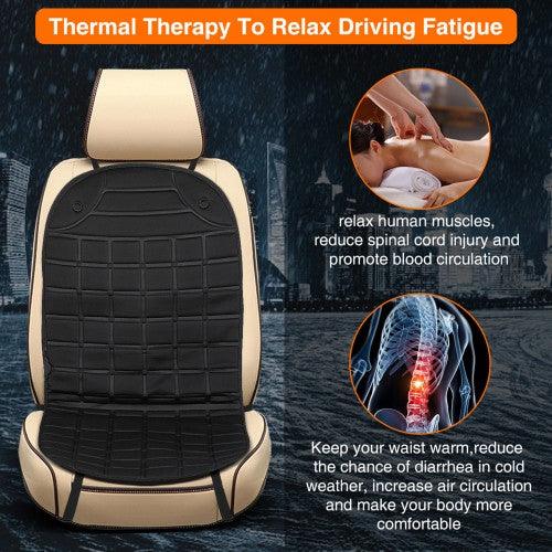 Audew 12V Cigarette Lighter Powered Car Heated Seat Cushion(1 Pair) - Toytexx Audew 12V Cigarette Lighter Powered Car Heated Seat Cushion(1 Pair) - Toytexx